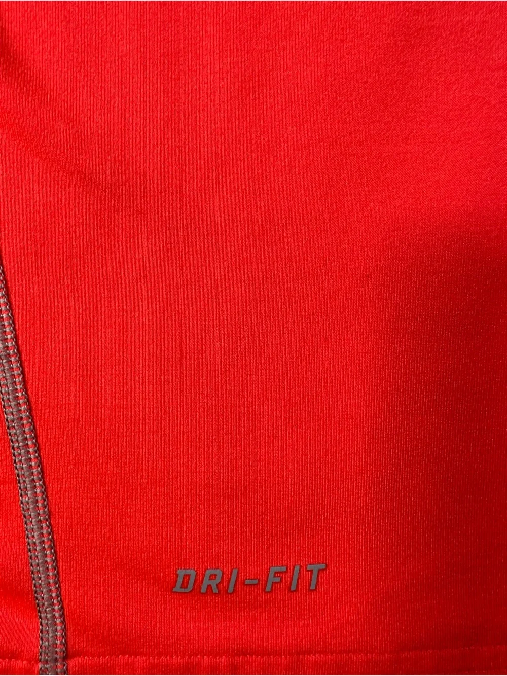 Nike Orange and Gray Long-Sleeve Performance Shirt XL